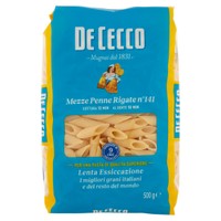 Pasta Di Semola Di Grano Duro 141 Mezze Penne De Cecco Pasta Di Semola Di Grano Duro 141 Mezze Penne De Cecco