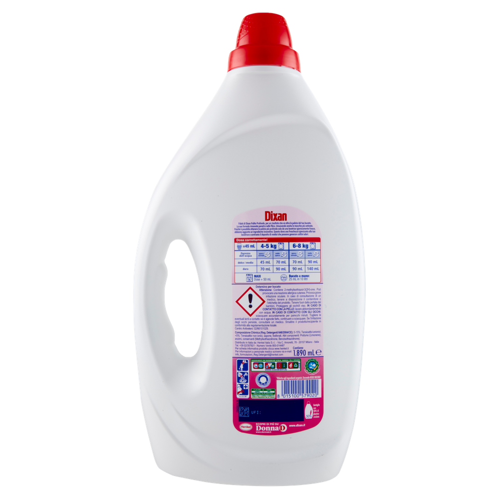 Detersivo Liquido Color 42 Lavaggi Dixan - Foto 3