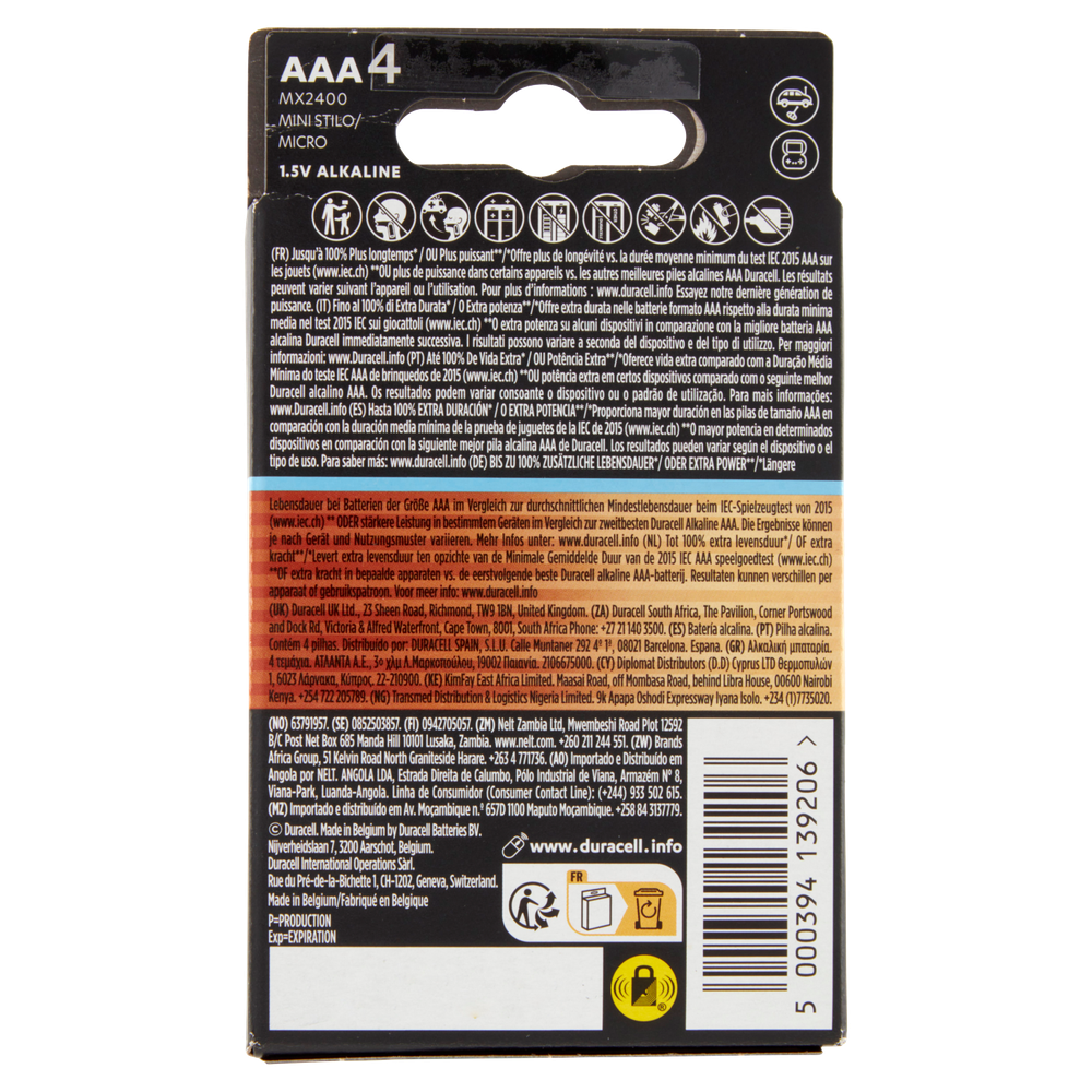 4 Pile Ministilo Duracell Optimum - Foto 3
