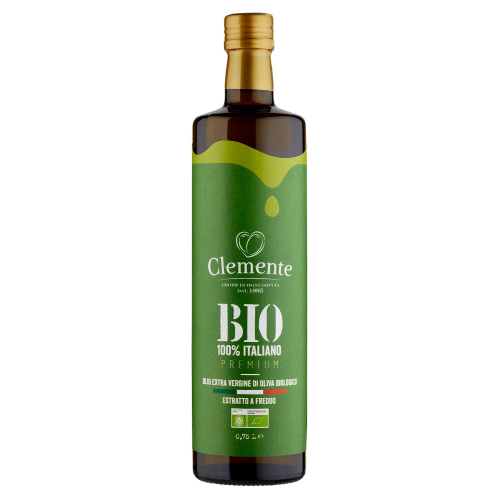 Olio Extra Vergine D'oliva Biologico 100% Italiano Clemente - Foto 1
