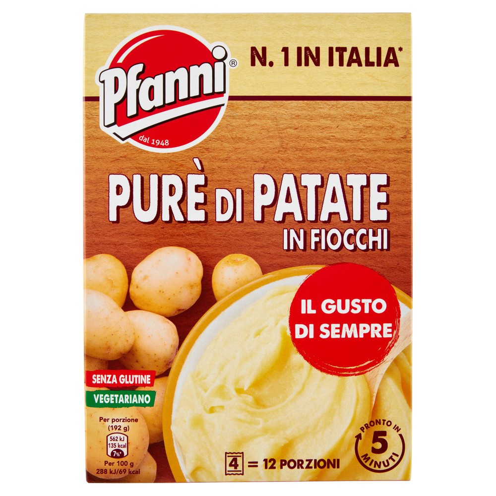 Pure' Di Patate In Fiocchi 4x75g Pfanni - Foto 1
