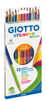 12 Pastelli Stilnovo Bicolor Giotto Fila