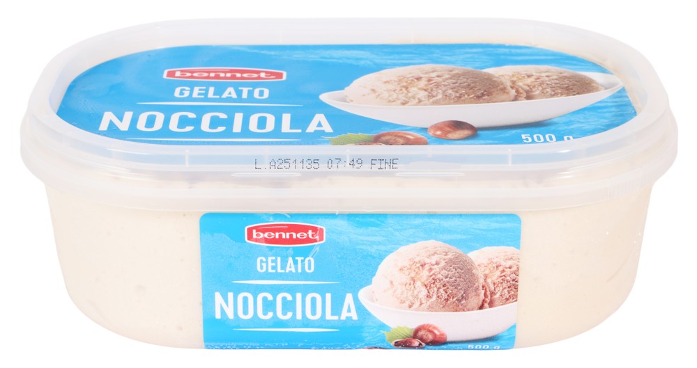 Vaschetta Gelato Nocciola Bennet 500gr - Foto 2