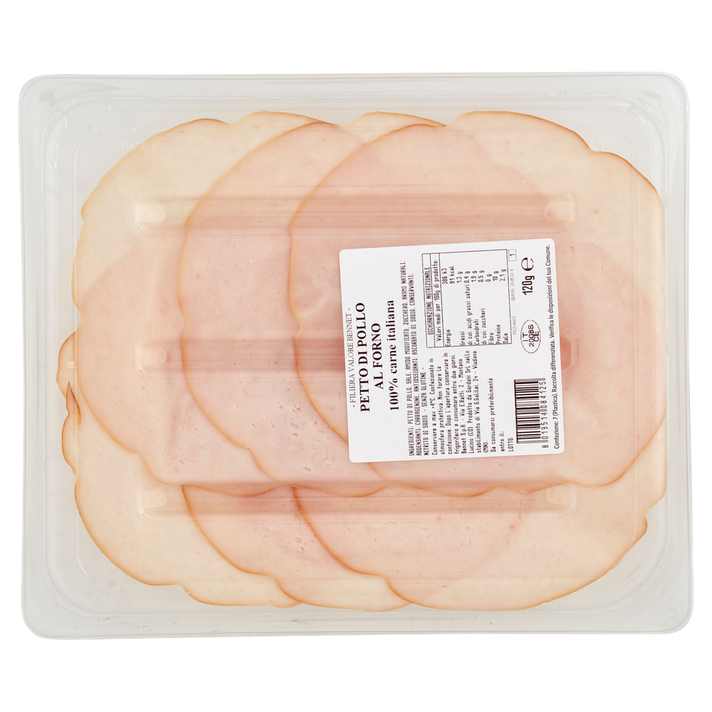 Petto Pollo Italiano Al Forno Senza Antibiotici Filiera Valore Bennet - Foto 3