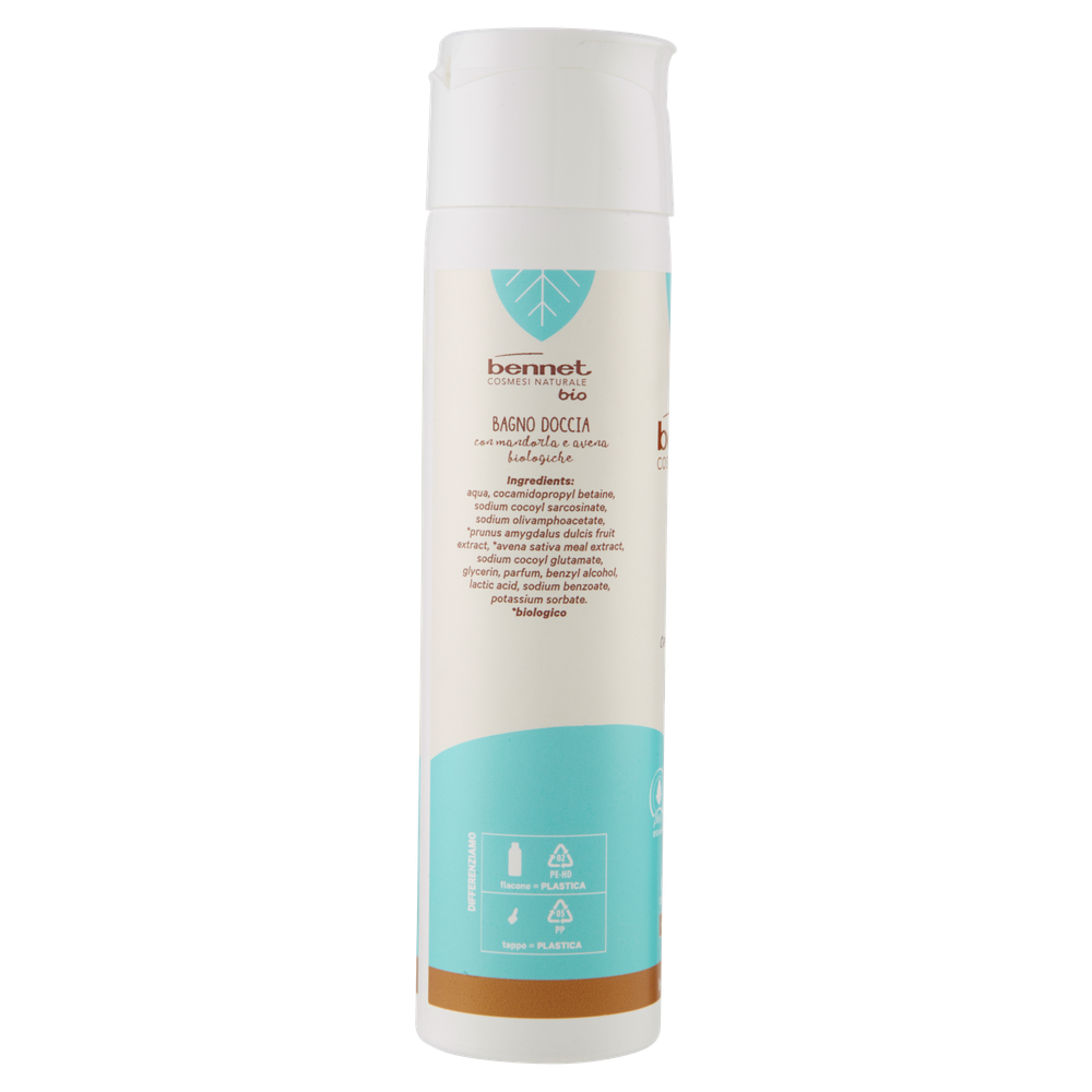 Bagnodoccia Con Mandorla E Avena Bennet Cosmesi Naturale Bio - Foto 2