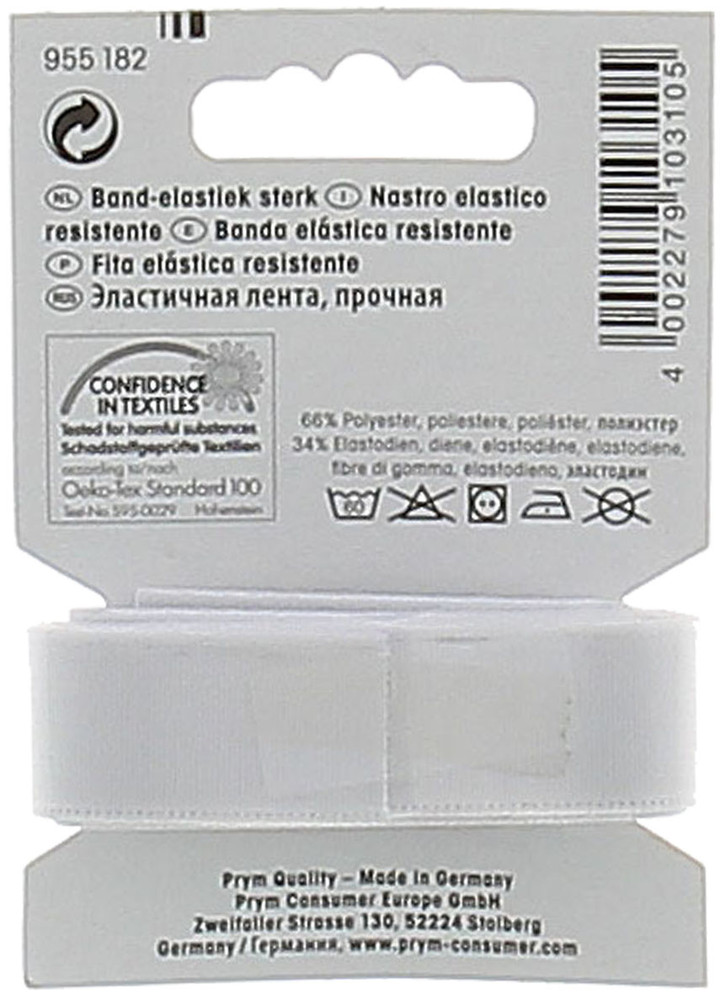 Elastico Liscio Bianco Mm.18 X Mt.1 Prym - Foto 2