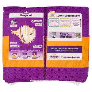 34 Pannolini Progressi Taglia XL Pampers - Foto 3