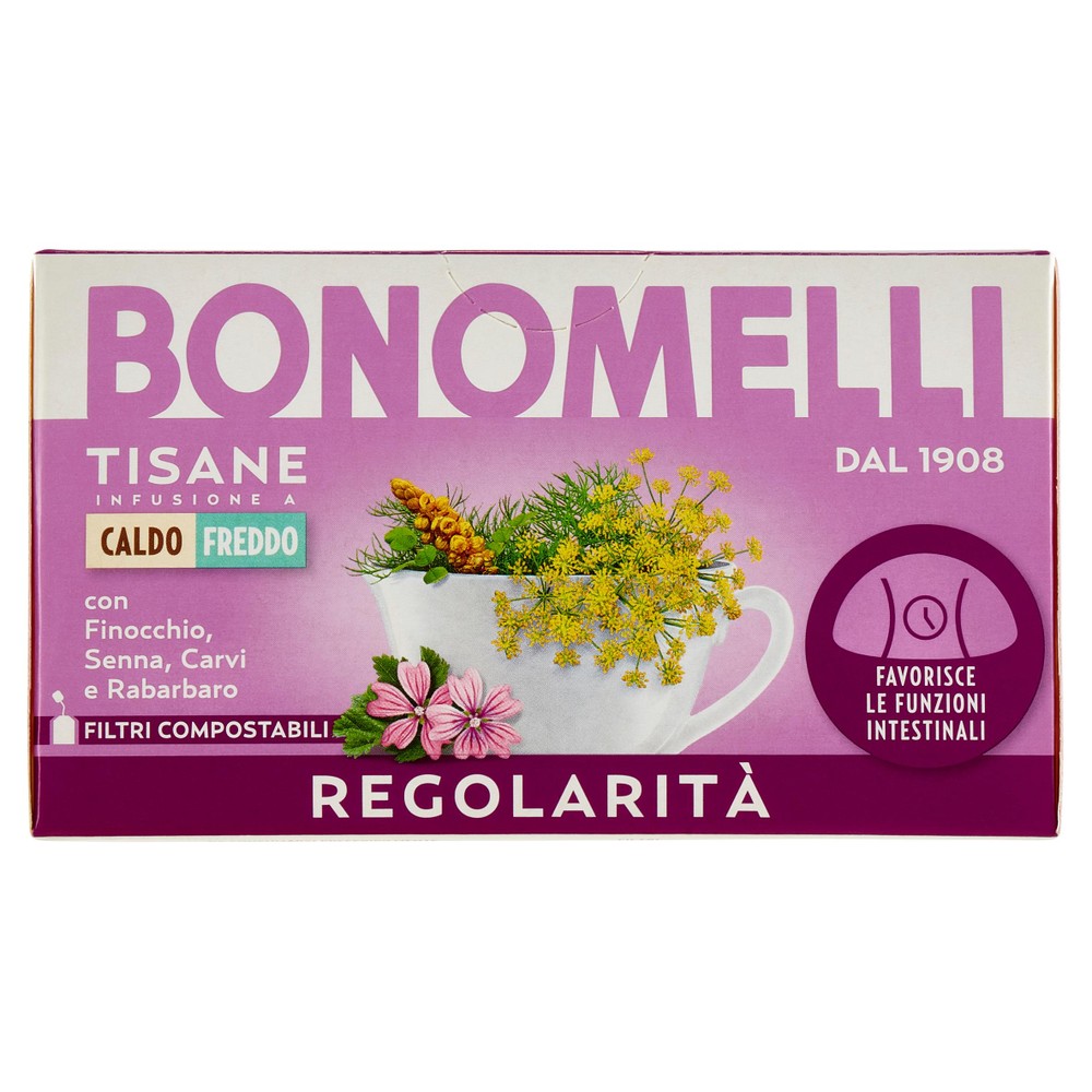 Tisana Regolarità Alle Erbe Digestive 16x2g Bonomelli - Foto 1