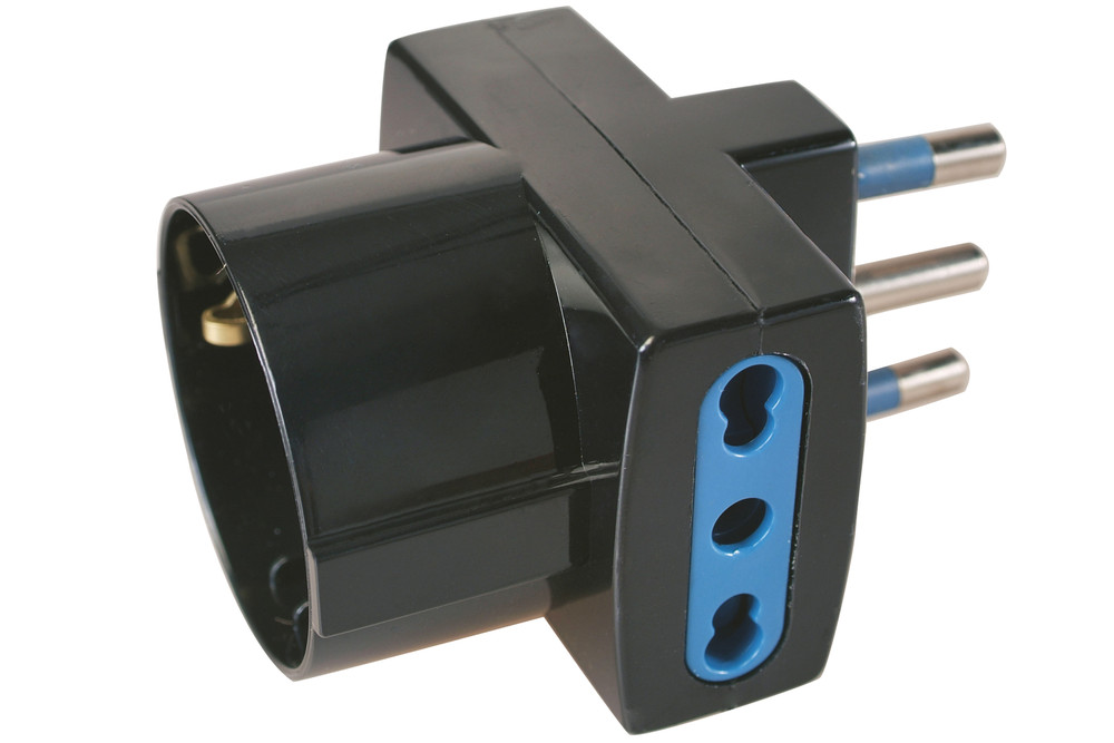 Adattatore Triplo Spina 16a Prese Pluristandard 2p+t Polypool - Foto 1