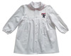Grembiule Asilo Bambina 5 Anni Bianco Ricamo Stitch
