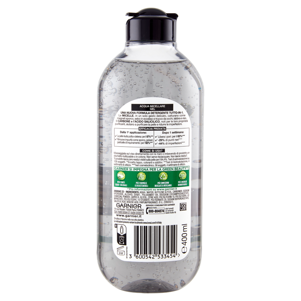 Acqua Micellare Carbone Pure Active Garnier - Foto 3