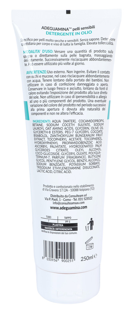 Adeguamina Pelli Sensibili Detergente In Olio - Foto 3