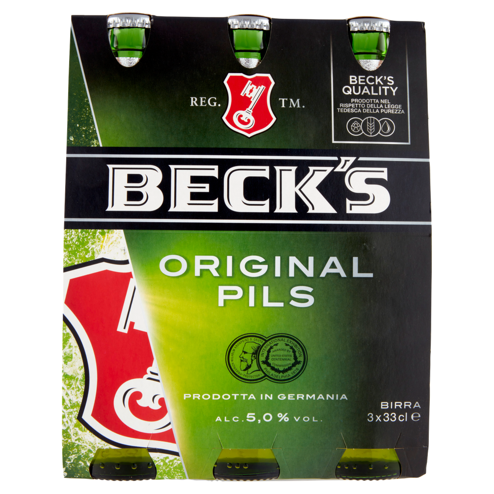 Birra Beck's 3 Bottiglie Da Cl.33