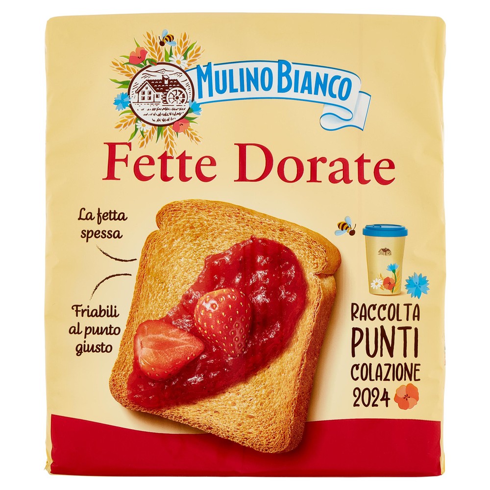 Fette Biscottate Dorate E Croccanti 36x8,7g Mulino Bianco - Foto 1