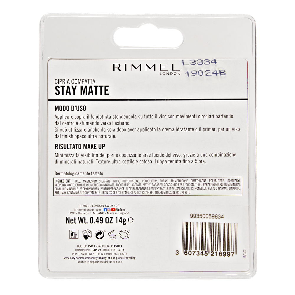Cipria Compatta Stay Matte 005 - Foto 2