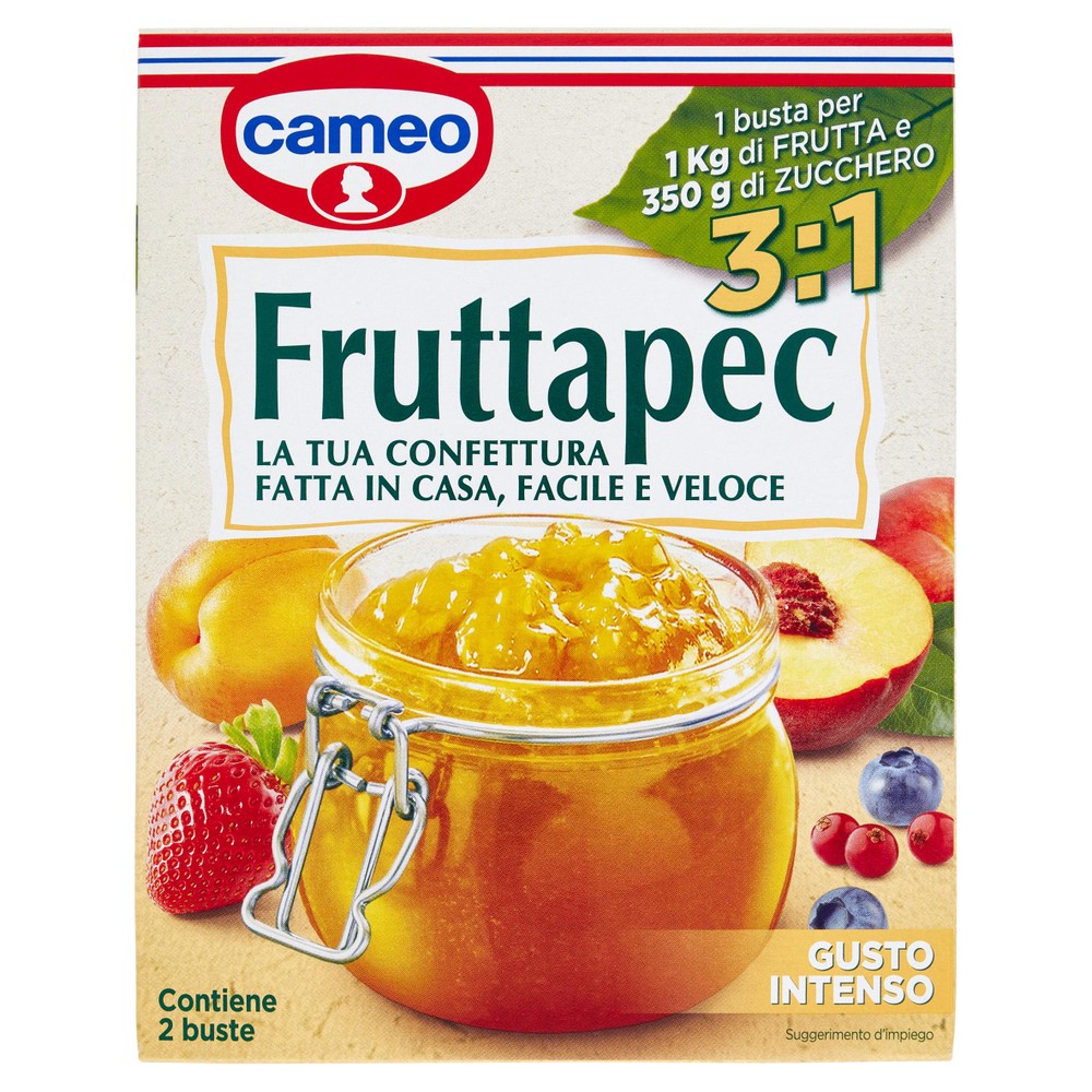 Preparato Per Confetture Fruttapec 3:1 Gusto Intenso 2x25g Cameo - Foto 1
