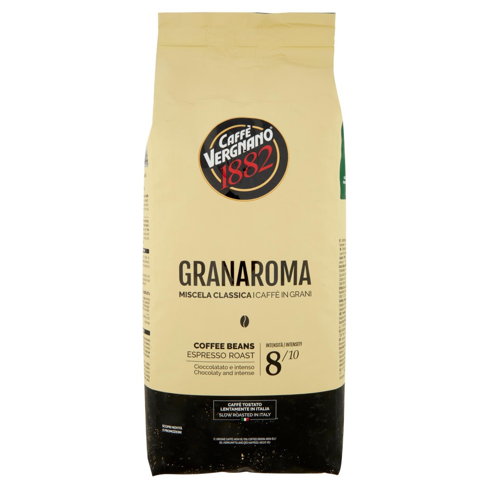 Caffè In Grani Granaroma Miscela Classica Caffè Vergnano 1882 - Foto 1
