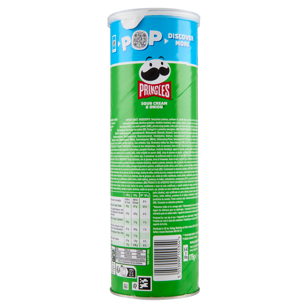 Patatine Sour Cream & Onion Pringles - Foto 3