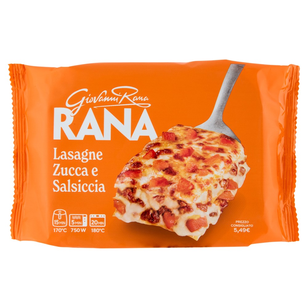 Lasagne Zucca E Salsiccia Rana - Foto 1