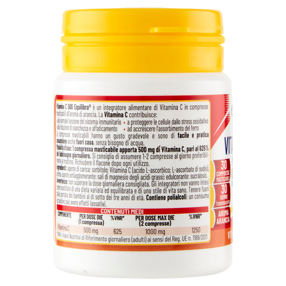 Vitamina C 500mg Compresse Masticabili Equilibra - Foto 2