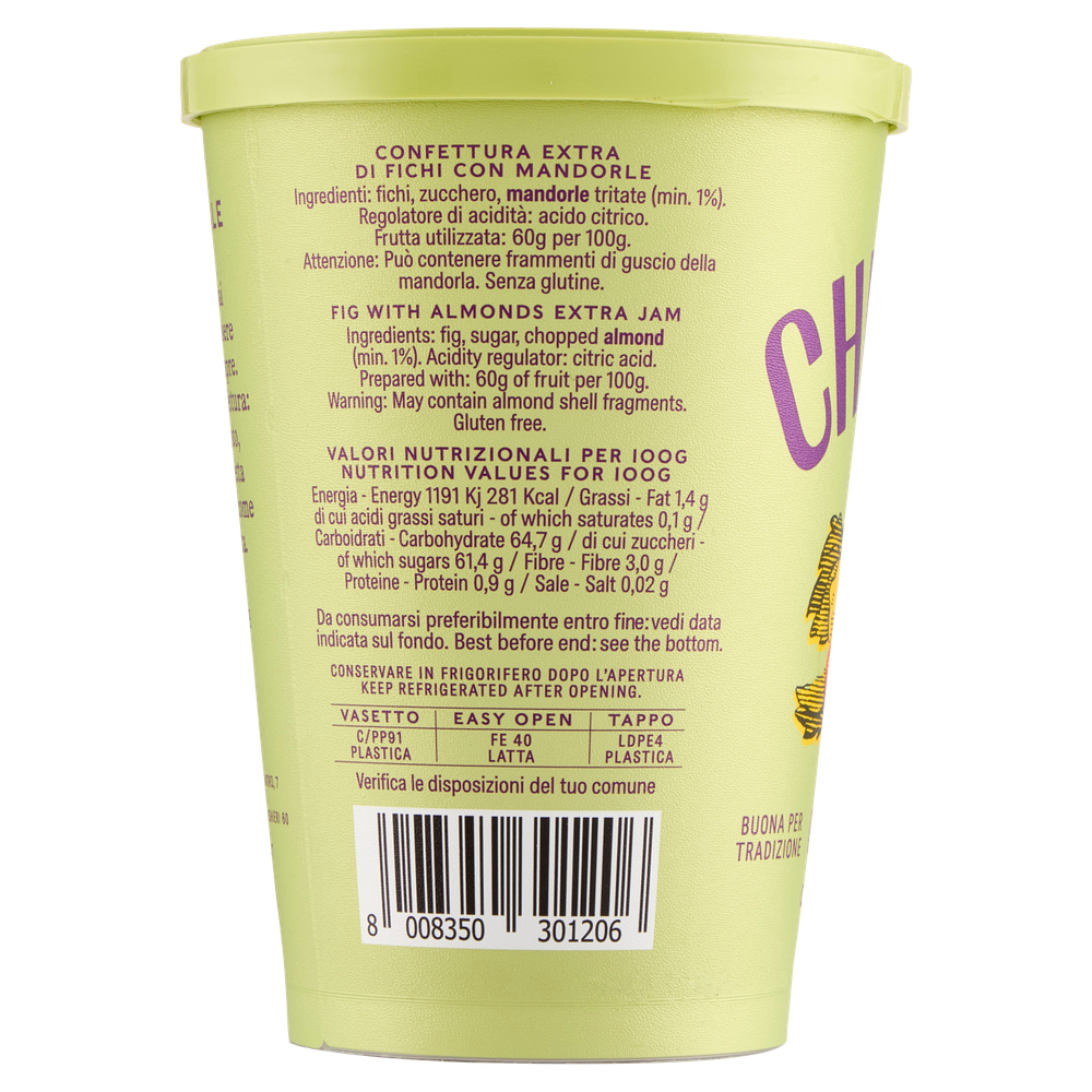 Confettura Extra Fichi Con Mandorle F.Lli Chiaverini - Foto 2