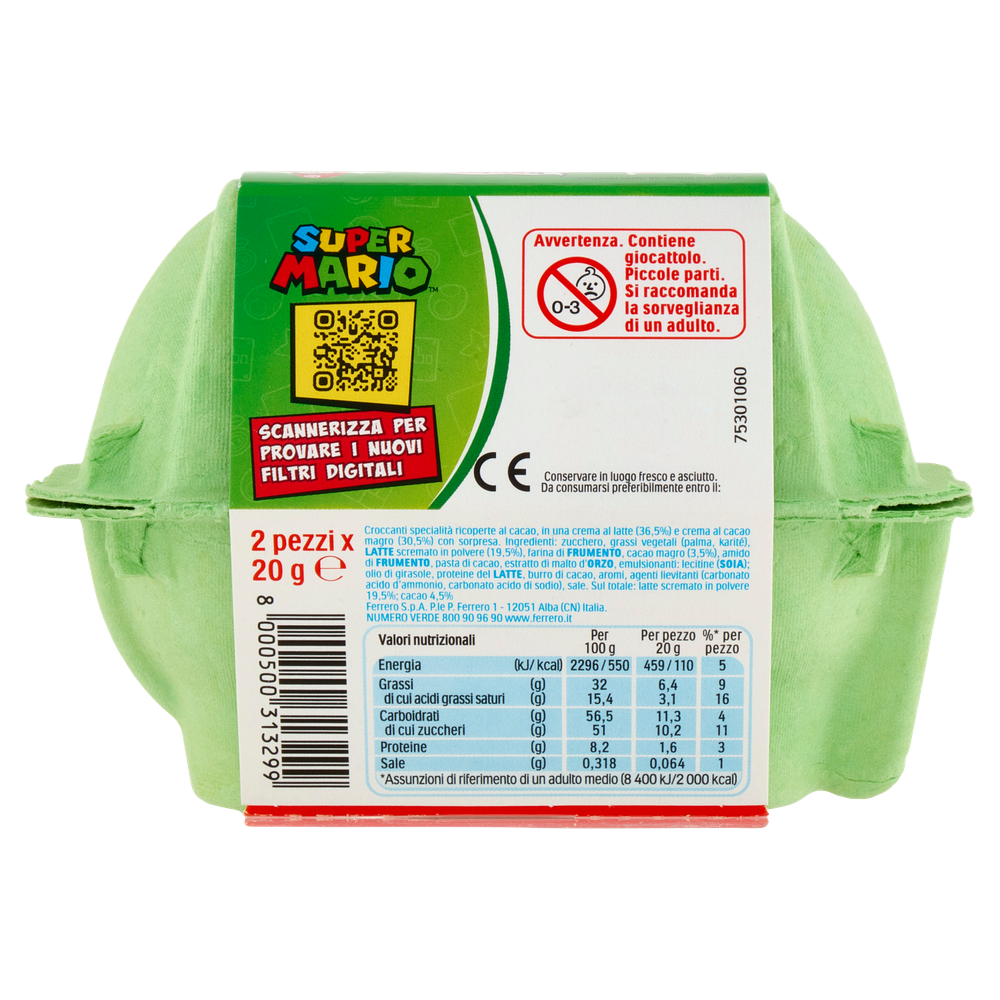 Snack Dolci Kinder Joy Con Crema Al Latte E Cacao 2x 20g Kinder - Foto 3