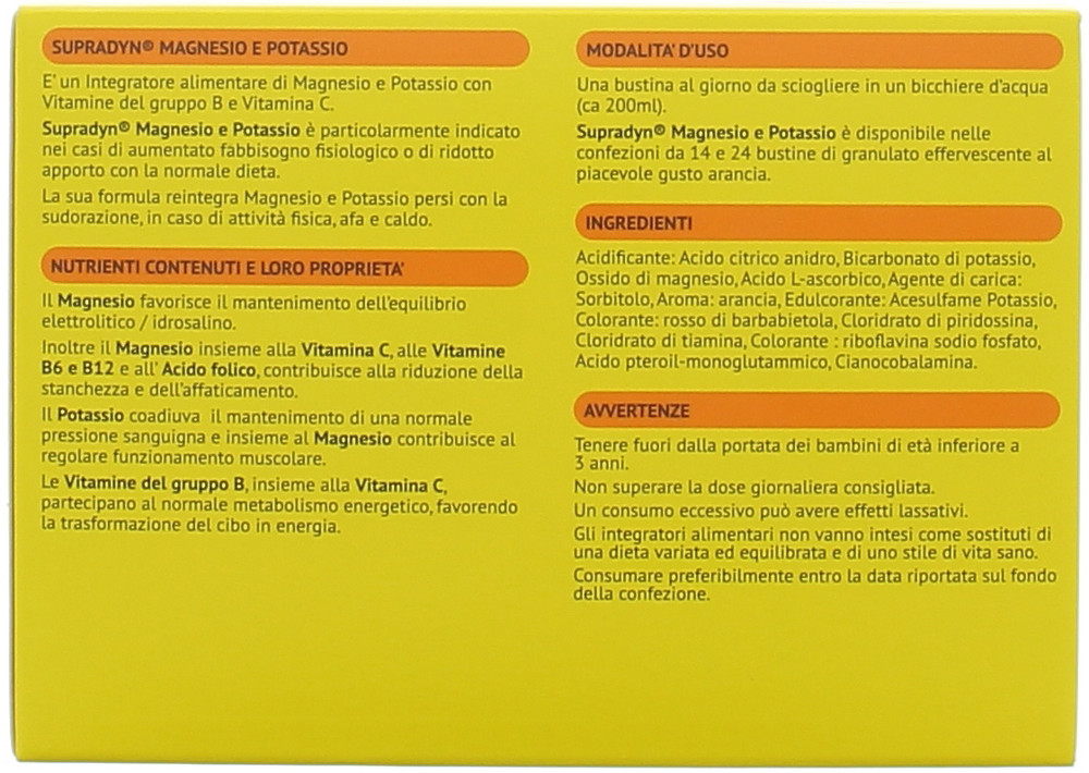 Supradyn Magnesio Potassio Buste - Foto 2
