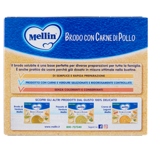 Brodo Di Pollo 10 Bustine Da 80g Mellin - Foto 3