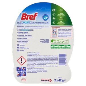Tavoletta Detergente Per Wc Forza Artica Brilliant Gel Tutto In 1 Bref - Foto 3
