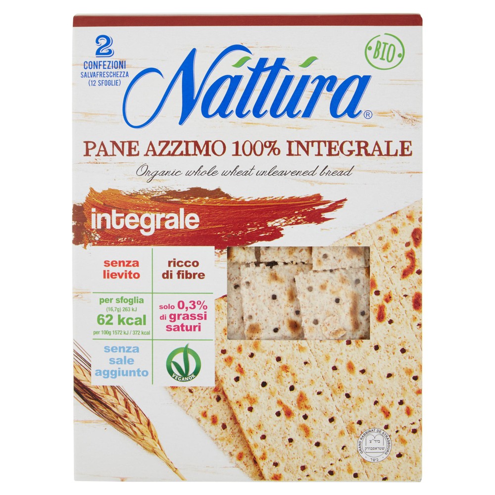 Pane Azzimo Integrale Bio Nattura - Foto 1