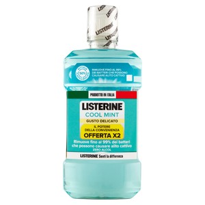 Listerine Mint Zero Alcol Delicato X2