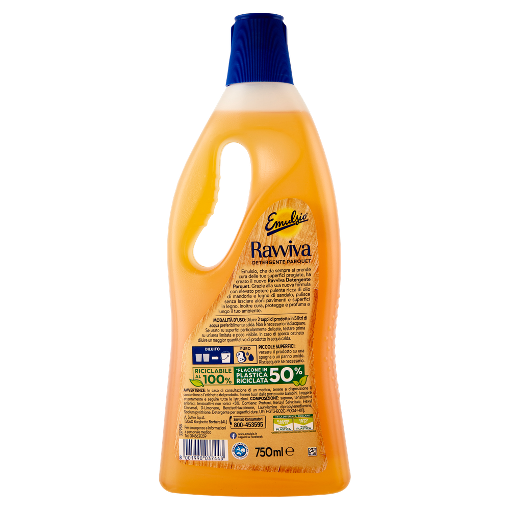 Detergente Parquet Ravviva Emulsio - Foto 3