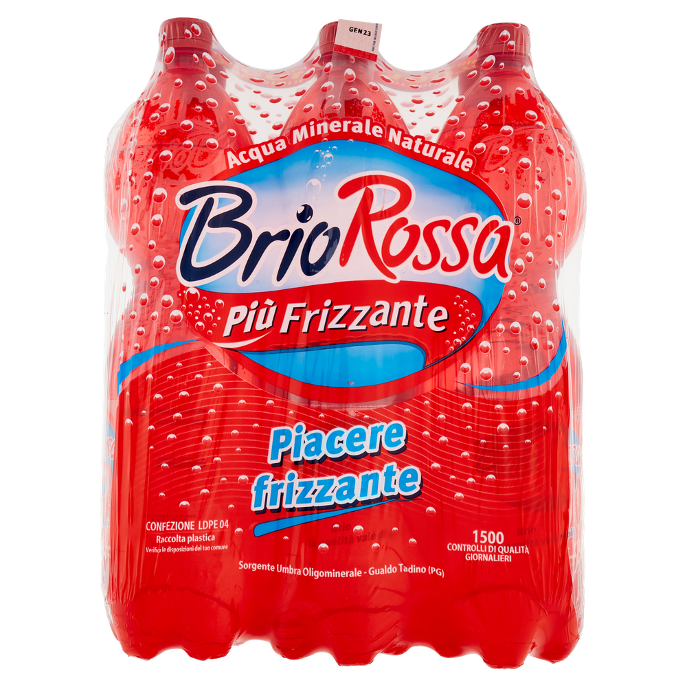Acqua Frizzante Rocchetta Briorossa 1.5l x6 - Spesa Roma