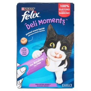 Umido Per Gatti Deli Moments Anatra Felix - Foto 1
