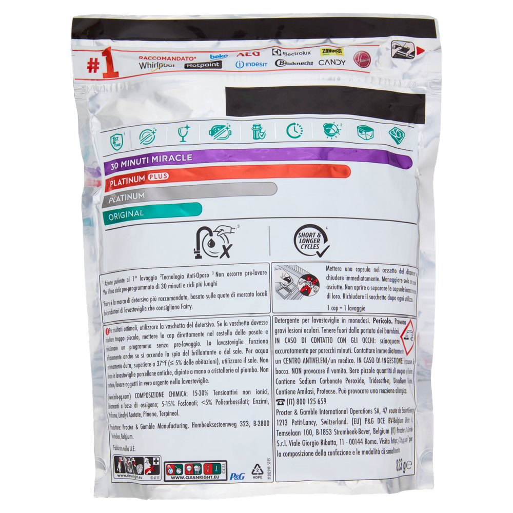 50 Pastiglie Lavastoviglie Platinum Plus All In One Miracle - Foto 3