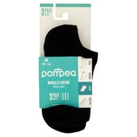 Minicalze Lei Donna 39 / 42 Nero Conf Da 3 Pompea Minicalze Lei Donna 39 / 42 Nero Conf Da 3 Pompea