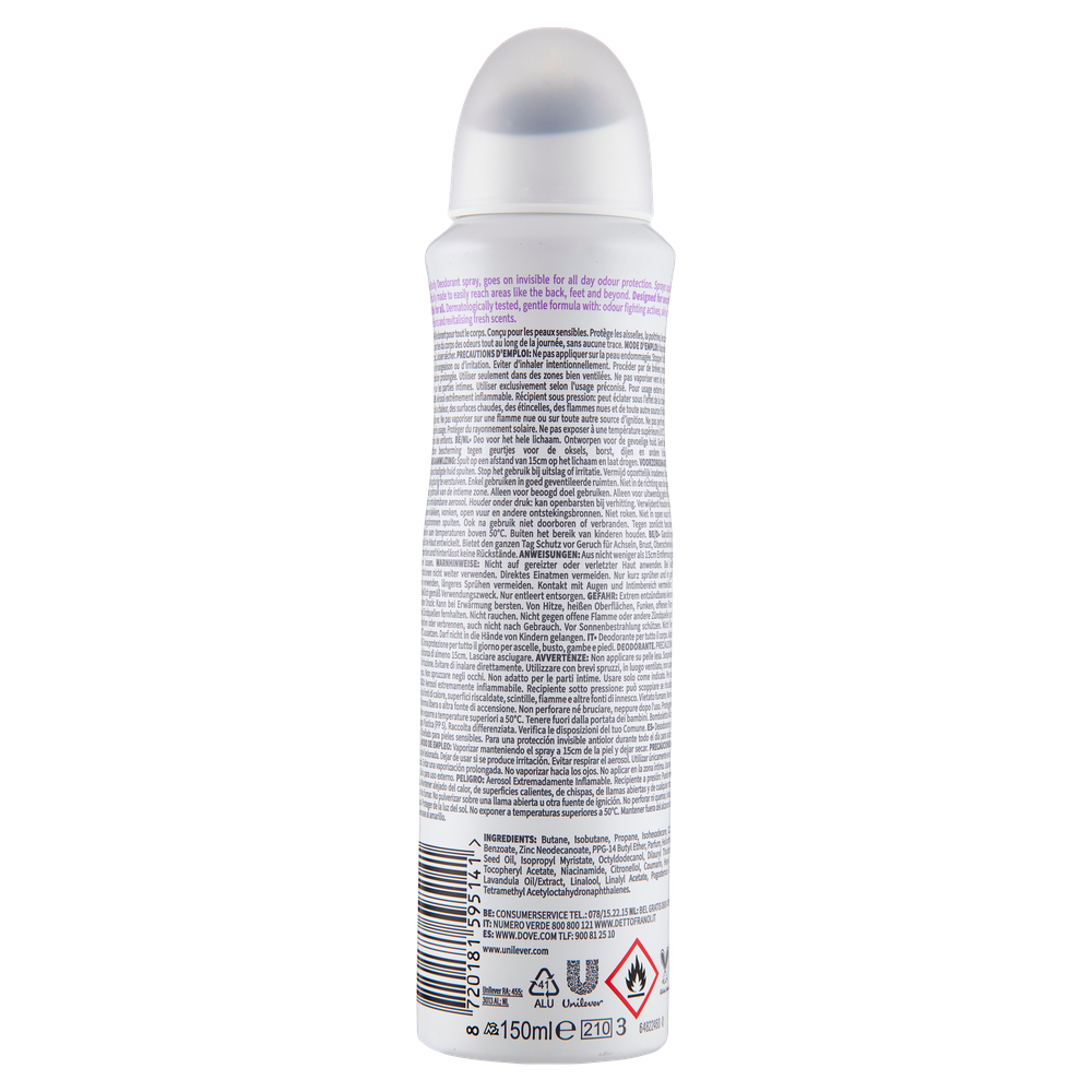 Deodorante Corpo Spray Lavanda E Camomilla Dove - Foto 3