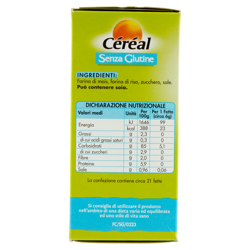 Fette Croccanti Senza Glutine Cereal - Foto 2