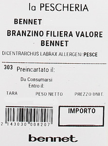 303 BRANZINO FILIERA