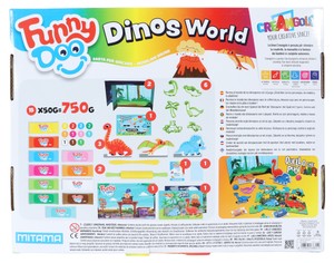 Confezione Pasta Da Modellare Dinos World Mitama - Foto 3