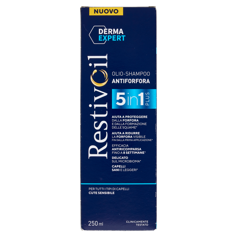 P-Restivoil Derma Olio-Shampoo Antiforfora 5 In 1 Plus - Foto 3