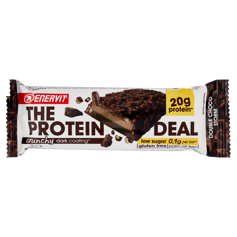Barretta Double Chococ Protein Deal Enervit - Foto 1