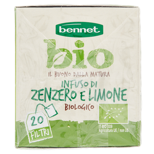 Infuso Allo Zenzero E Limone Biologici 20x2g Filtri Bennet Bio - Foto 2