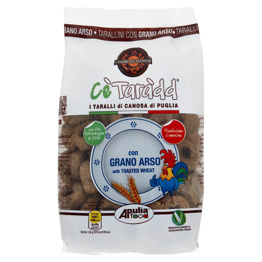Tarallini Ce'taradd Grano Arso - Foto 1