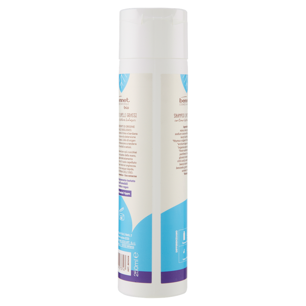 Shampoo Capelli Grassi Bennet Cosmesi Naturale Bio - Foto 3