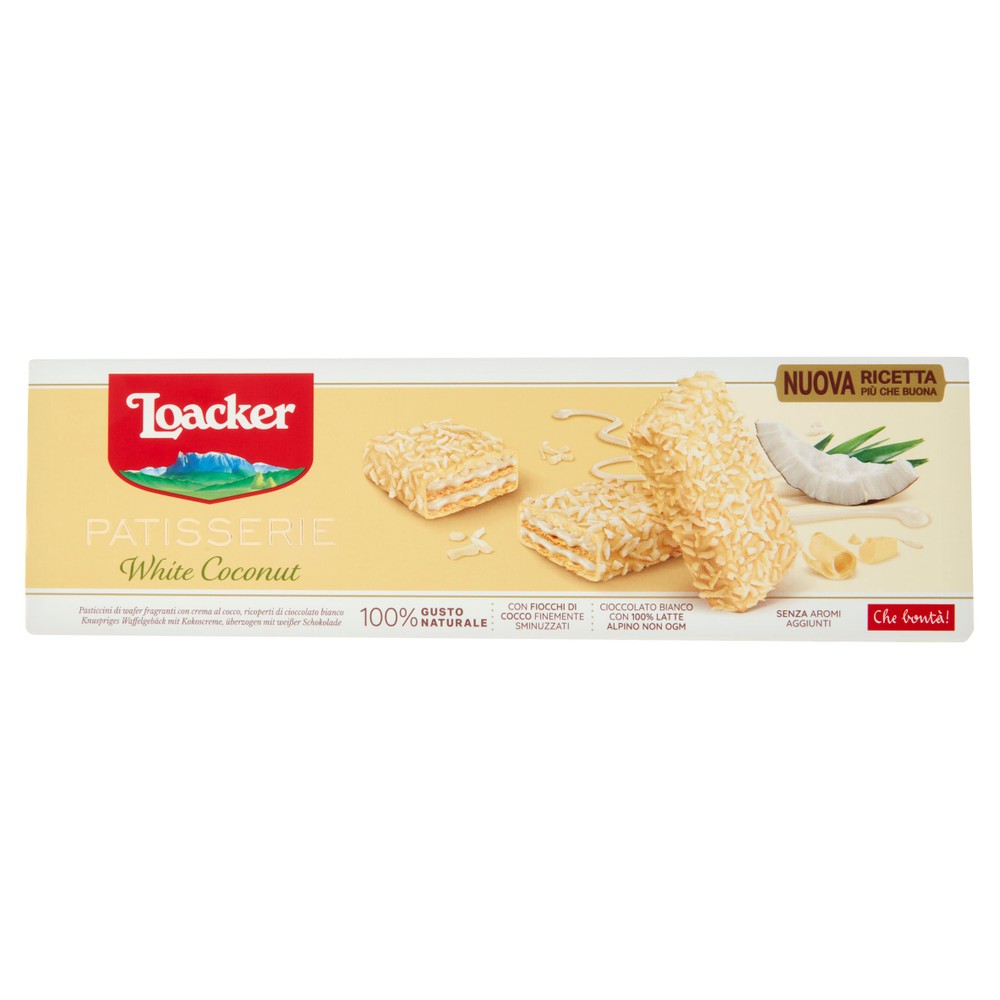 Wafer White Coconut Con Crema Al Cocco E Cioccolato Bianco Loacker - Foto 1