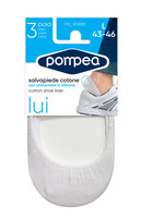 Salvapiedi Uomo 43 / 46 Bianco Conf Da 3 Pompea Salvapiedi Uomo 43 / 46 Bianco Conf Da 3 Pompea