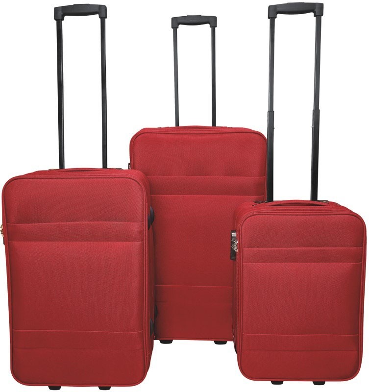 Set 3 Trolley Rosso - Foto 1