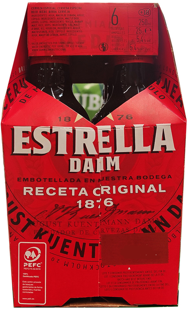 Birra Estrella Damm Pack Bottiglia 25clx6 - Foto 2