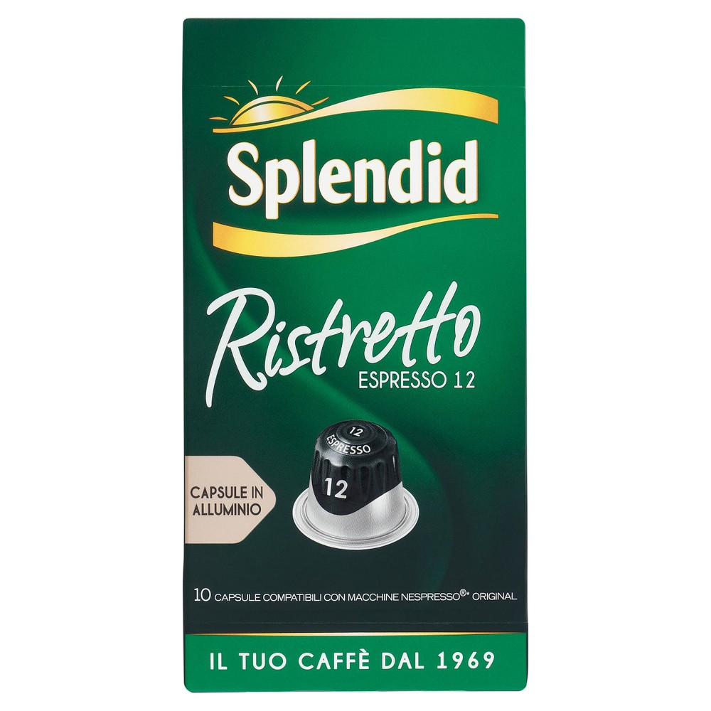 Capsule Caffè Ristretto Compatibili Nespresso 10pz Splendid - Foto 1